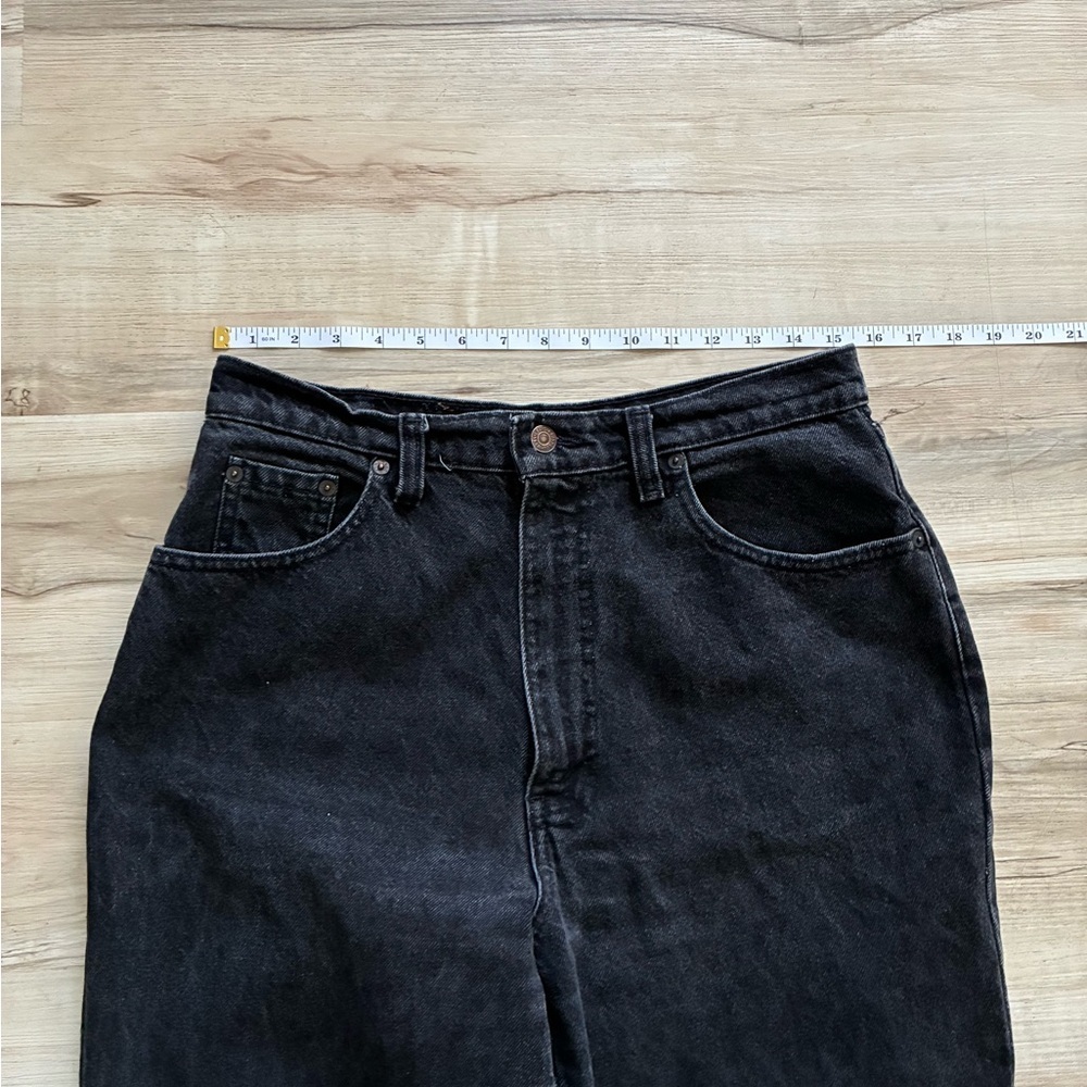 Levi’s High Waist Women's Black Straight Leg Jeans - Picture 4 of 12